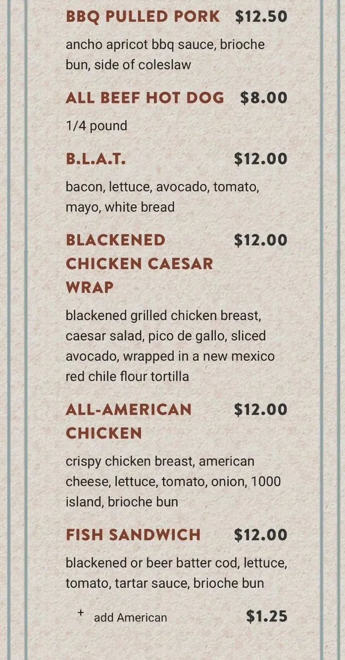 Menu 5