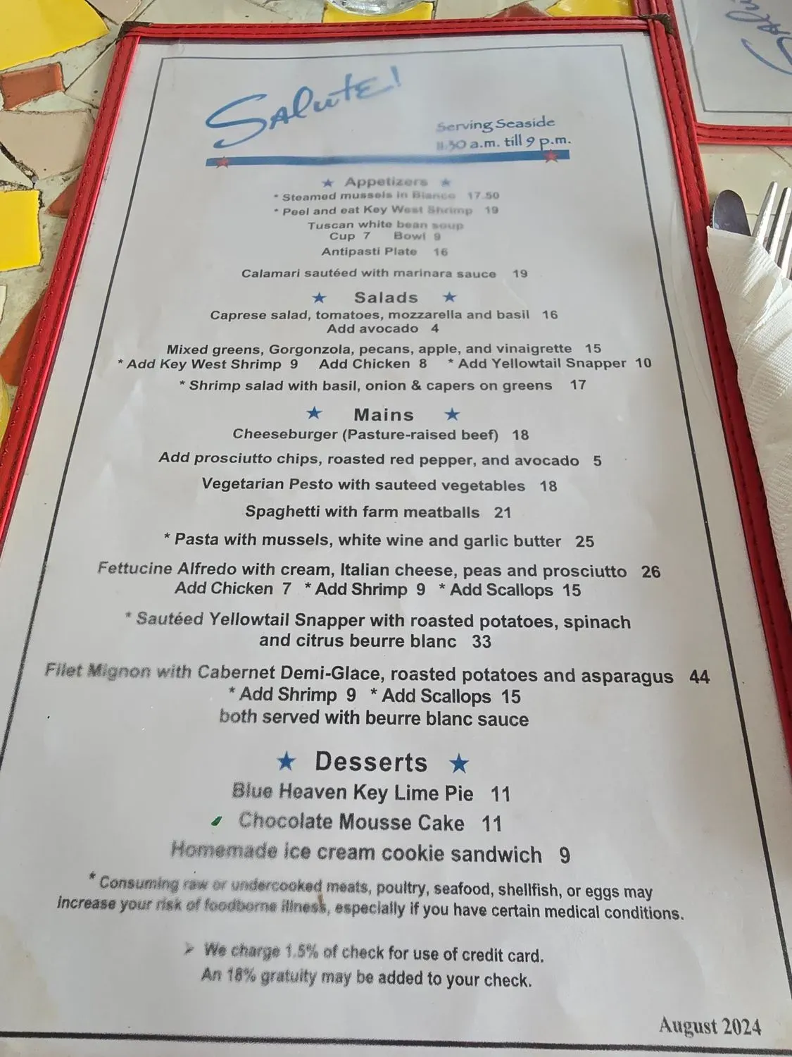 Menu 3