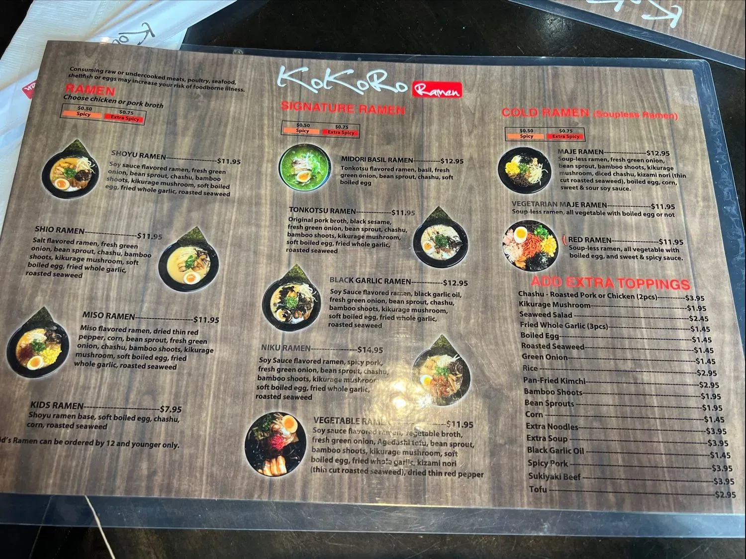 Menu 6