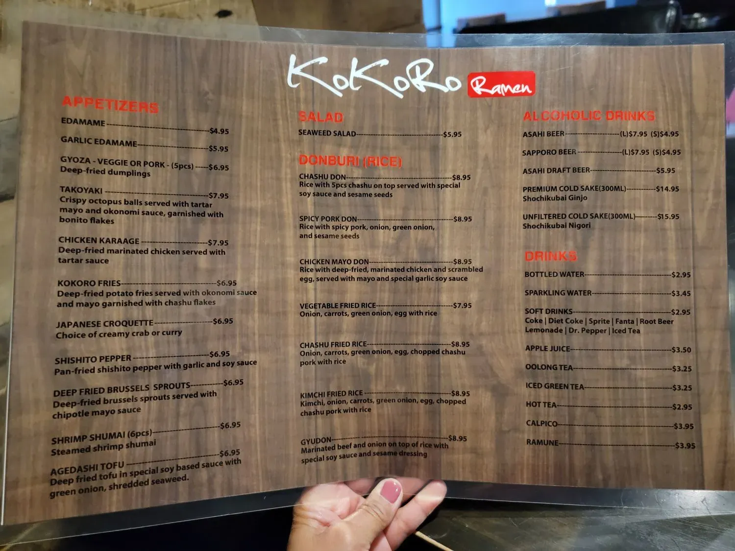 Menu 3