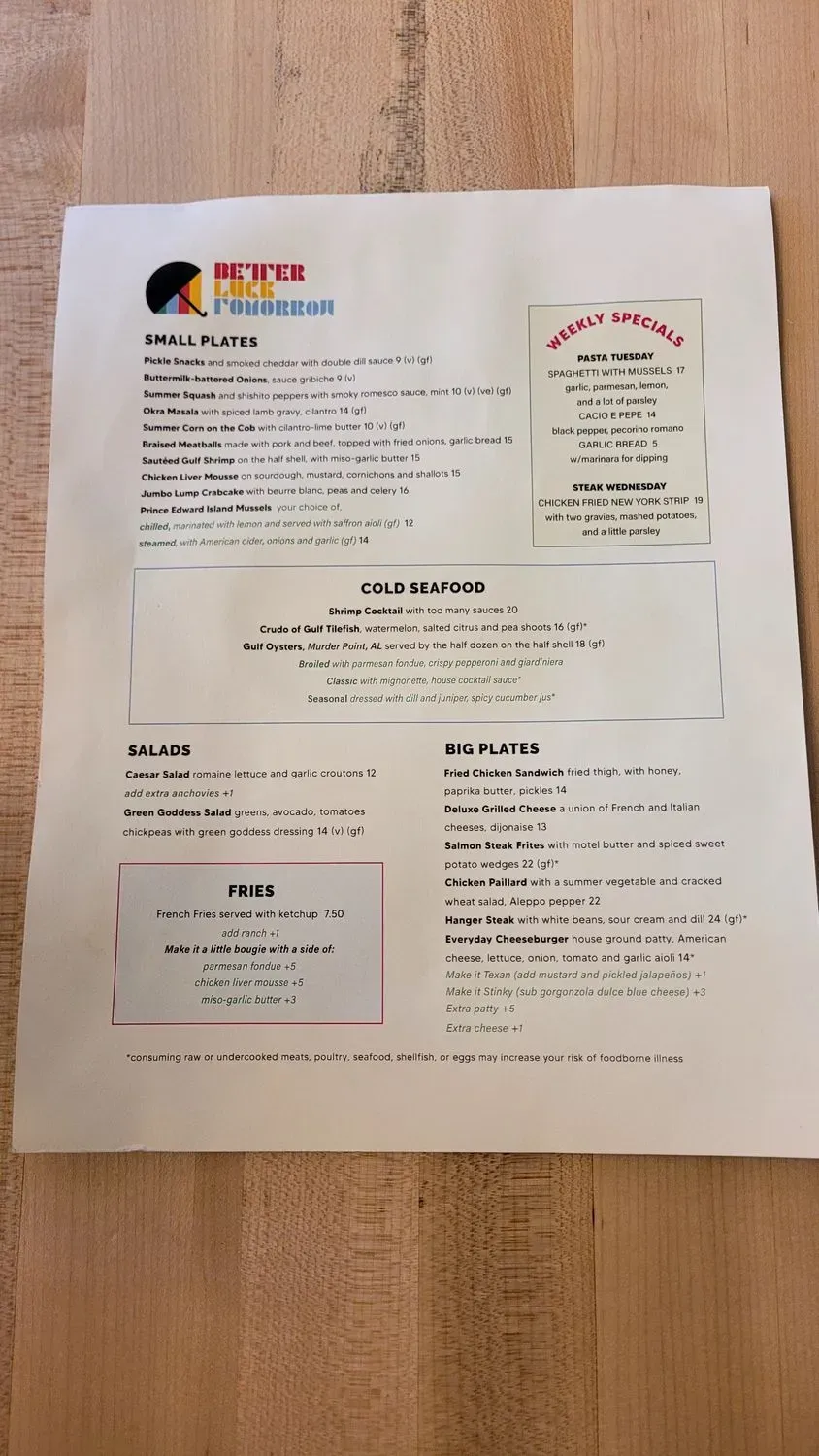 Menu 4