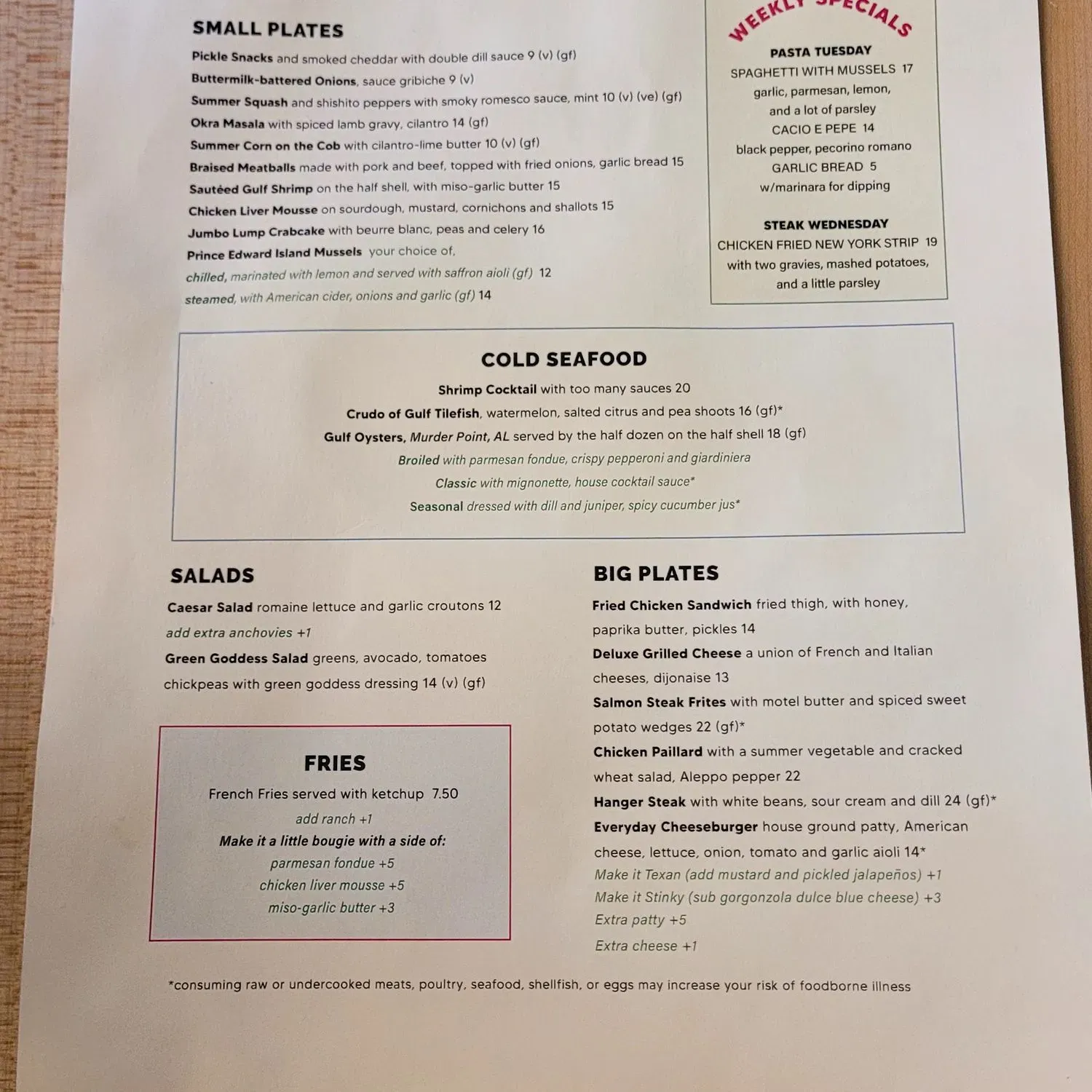 Menu 3