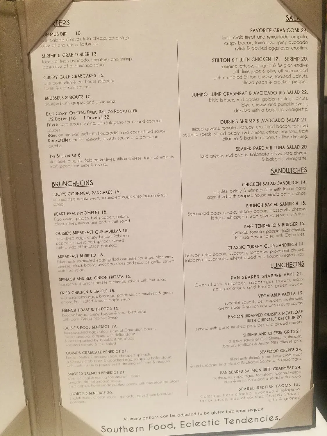 Menu 2