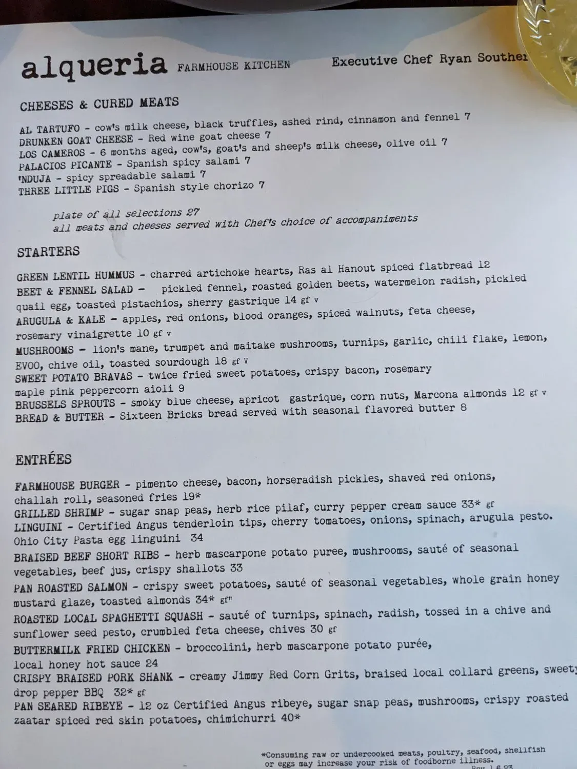 Menu 6