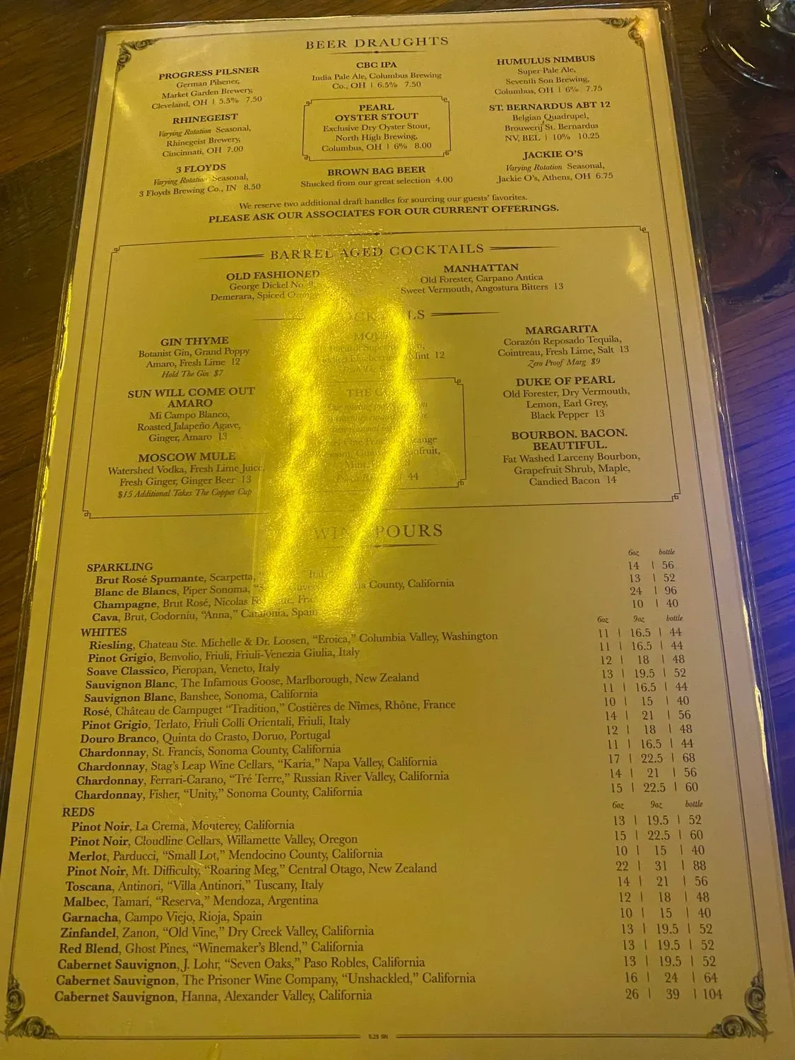 Menu 6