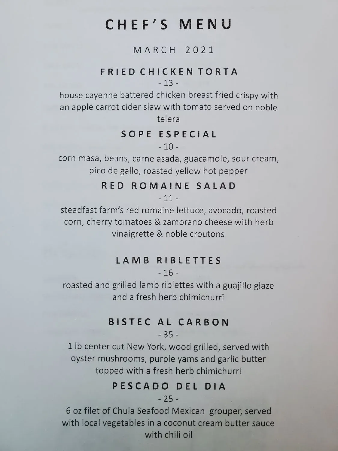 Menu 6