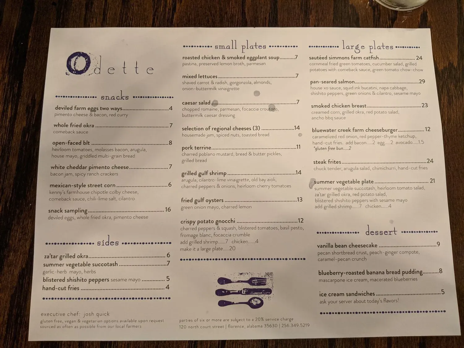 Menu 4