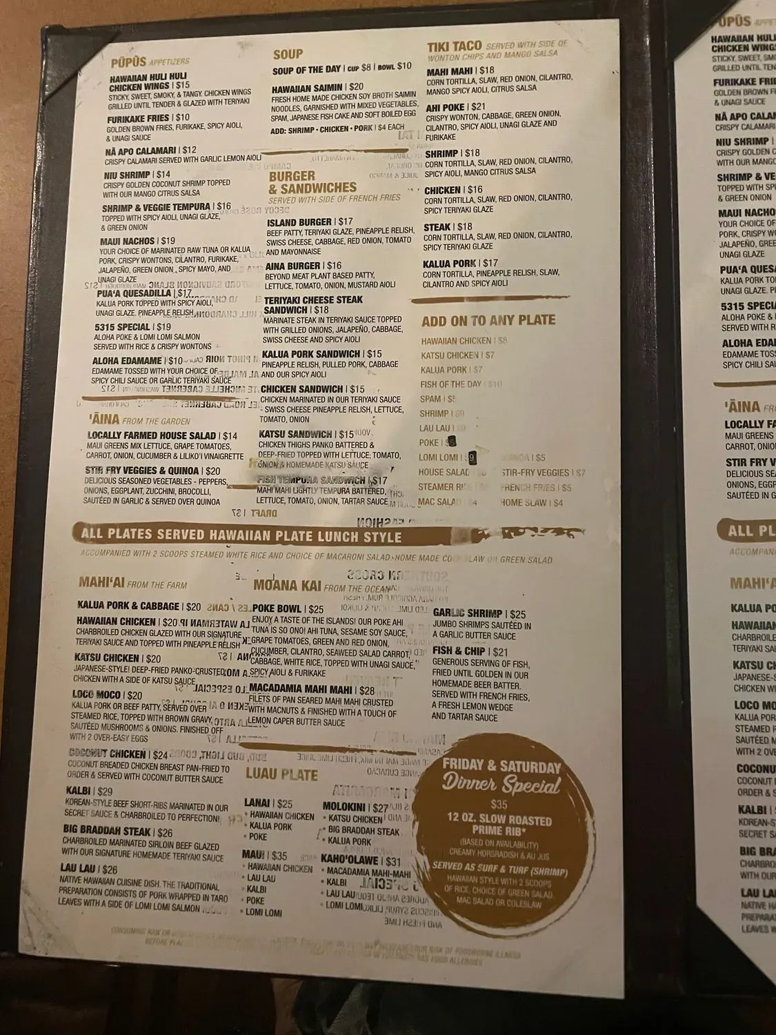 Menu 5