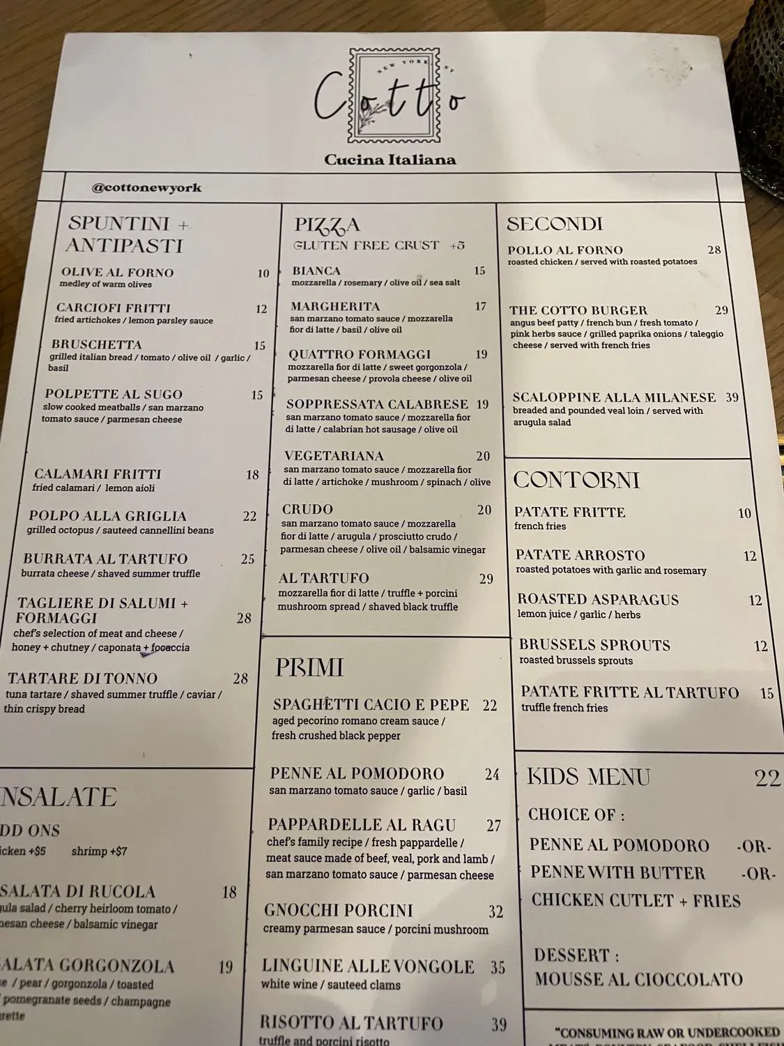 Menu 2