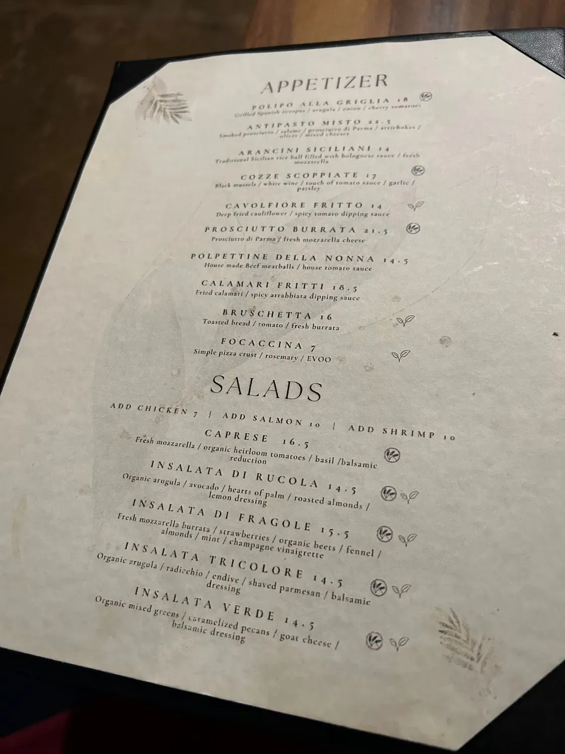 Menu 5