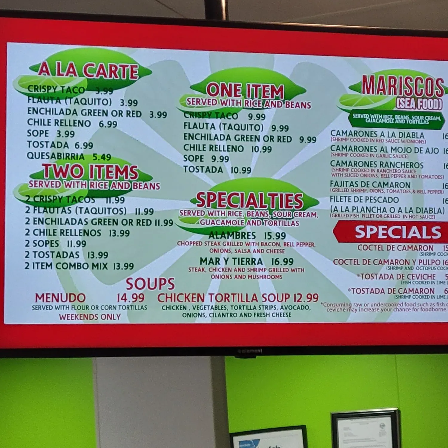 Menu 4