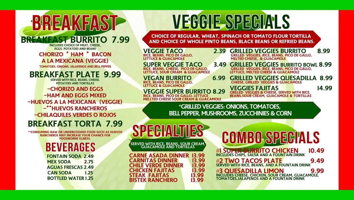 Menu 2