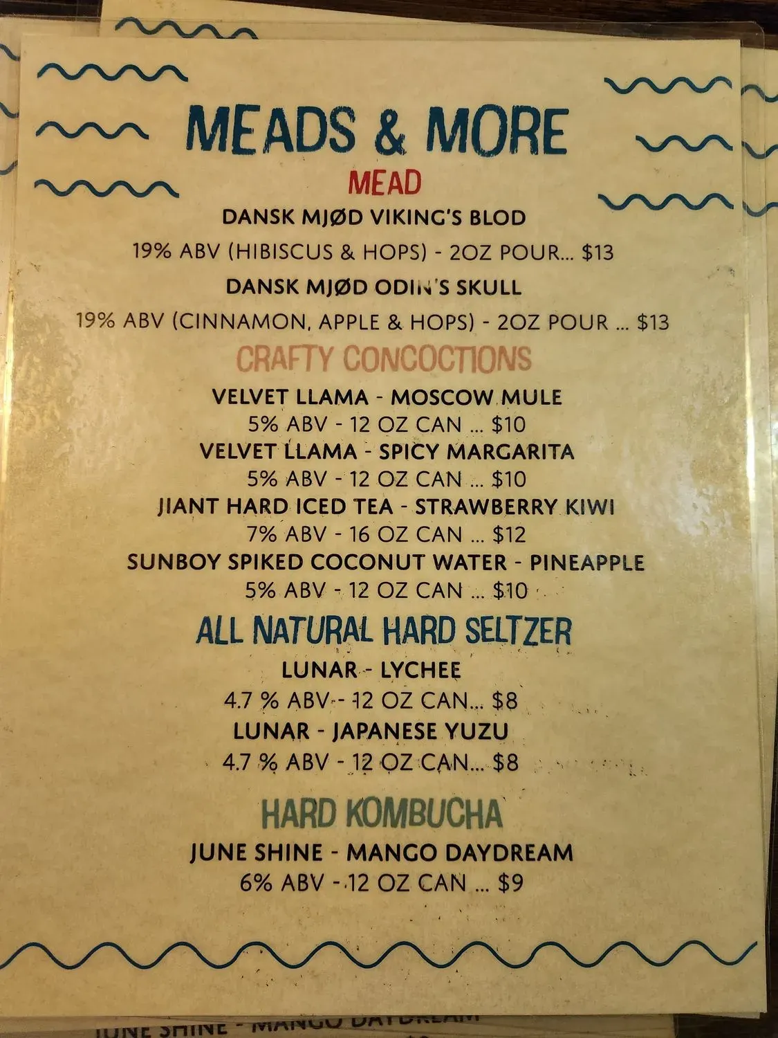 Menu 6