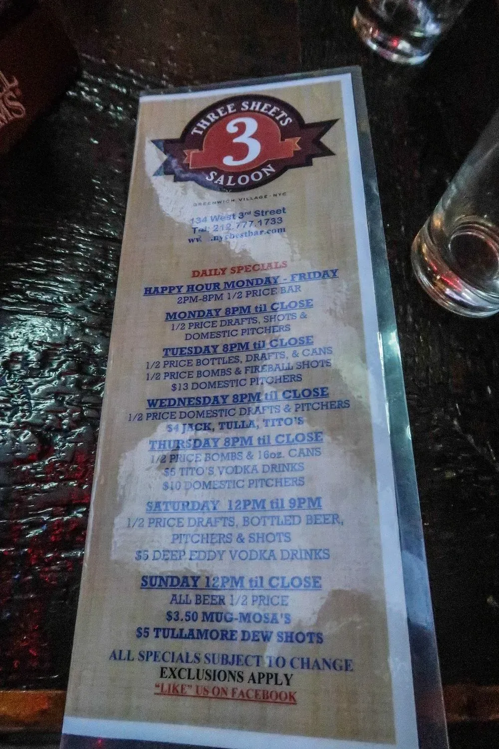 Menu 6