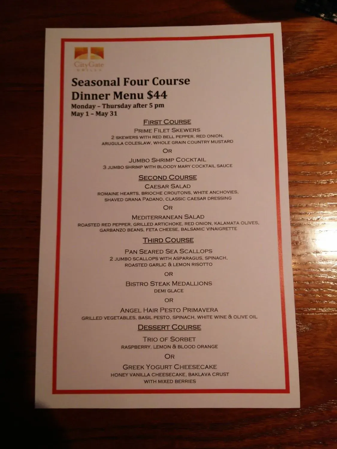 Menu 3