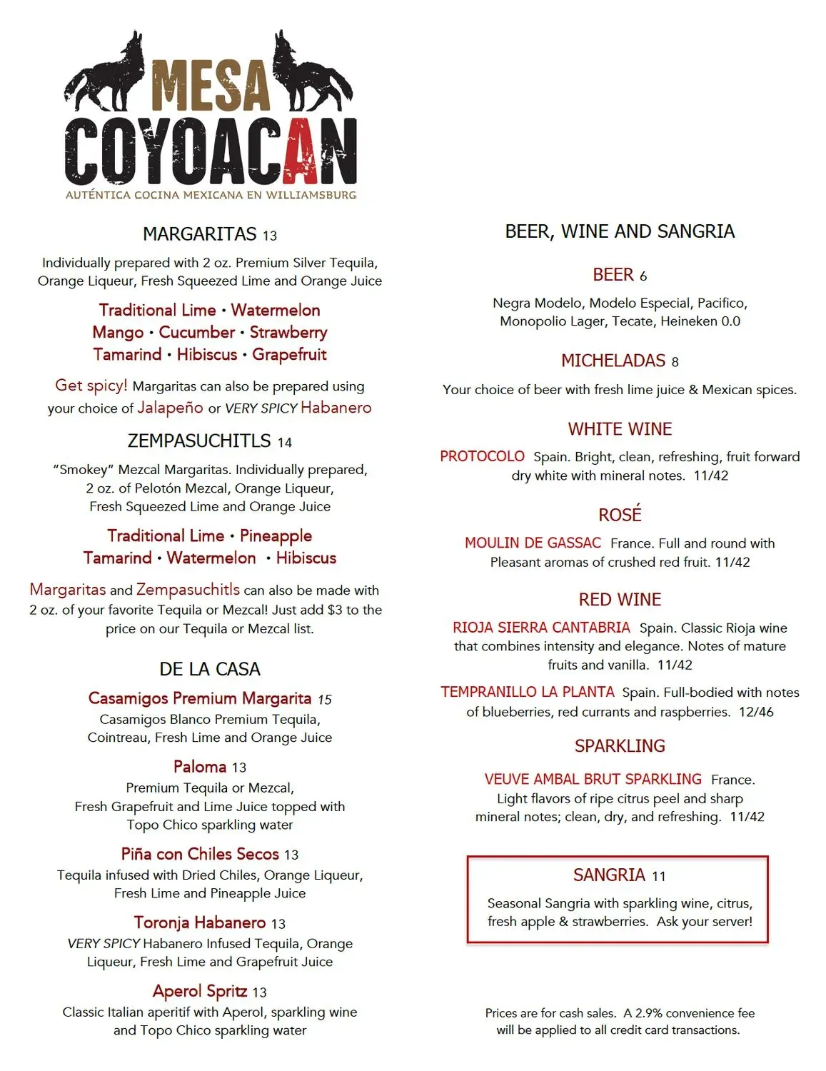 Menu 2