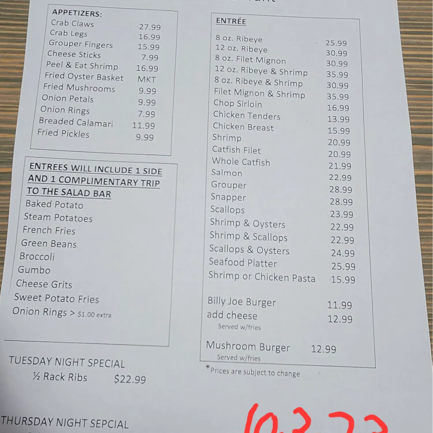 Menu 2