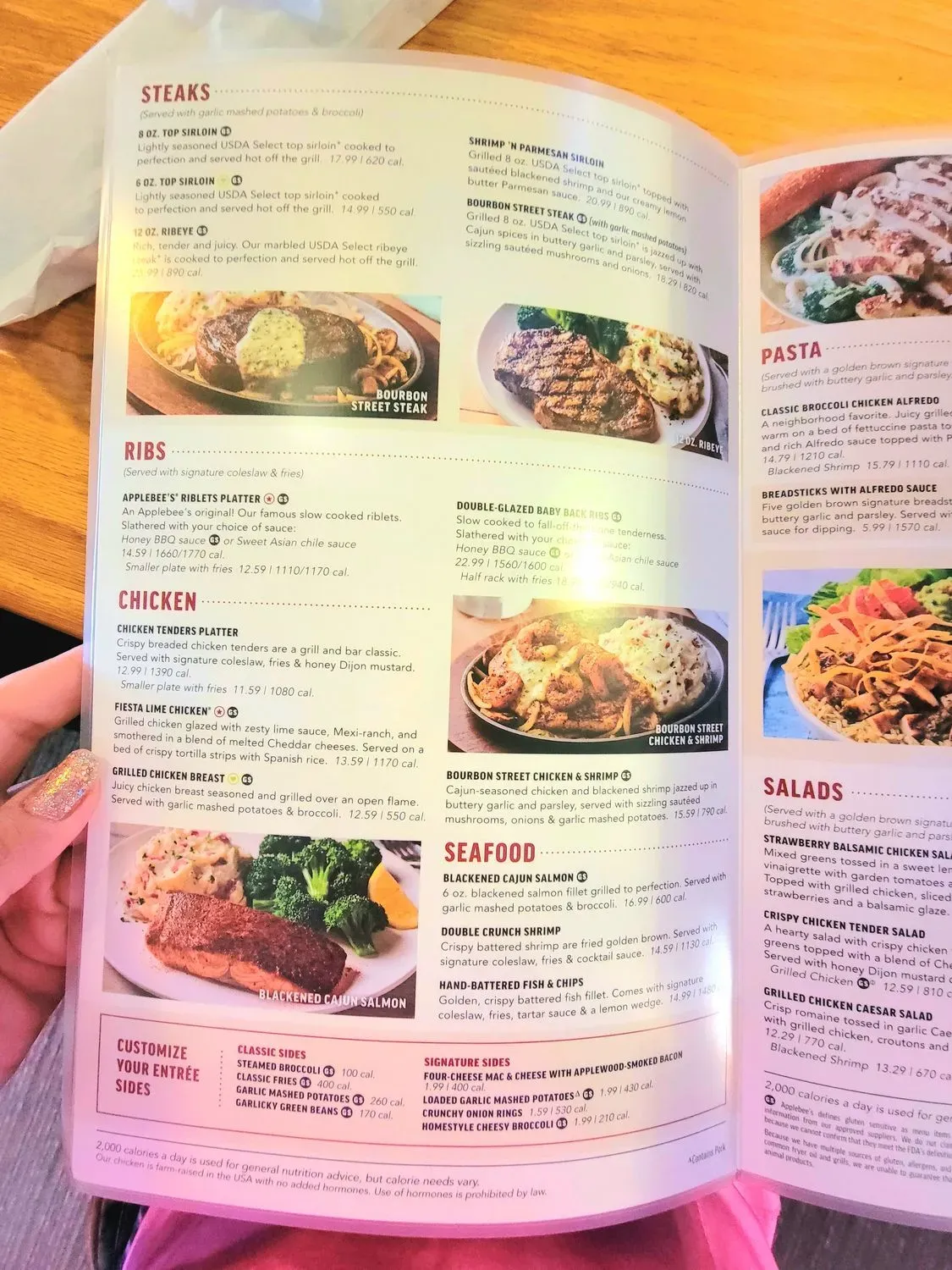 Applebee's Grill + Bar Menu - Updated November 2025