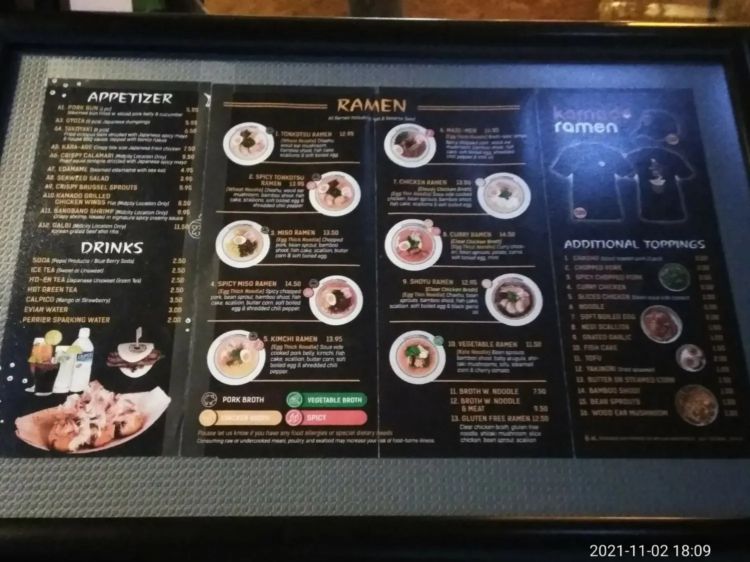 Menu 5