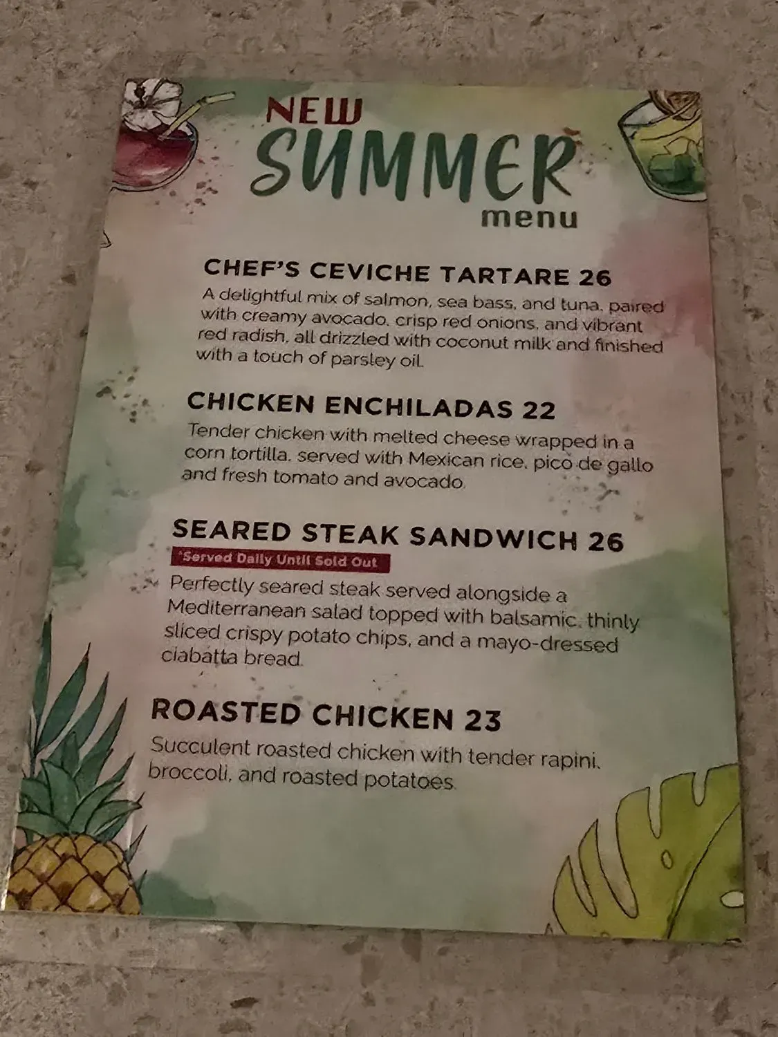 Menu 5