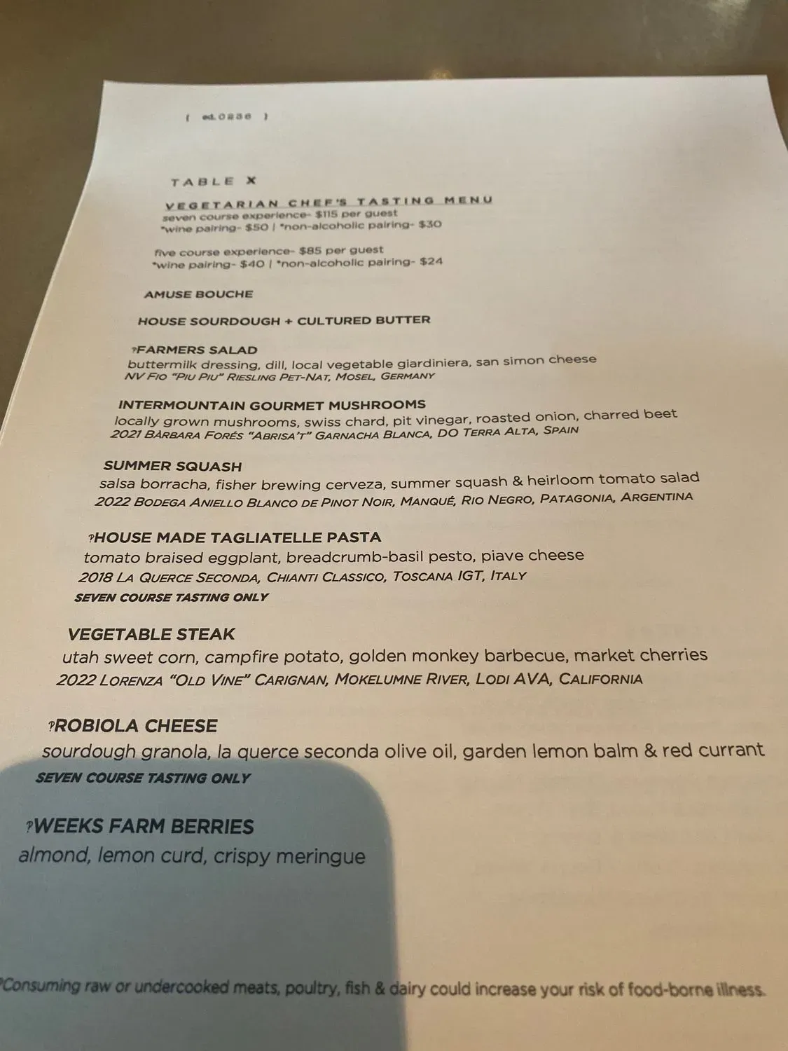 Menu 5