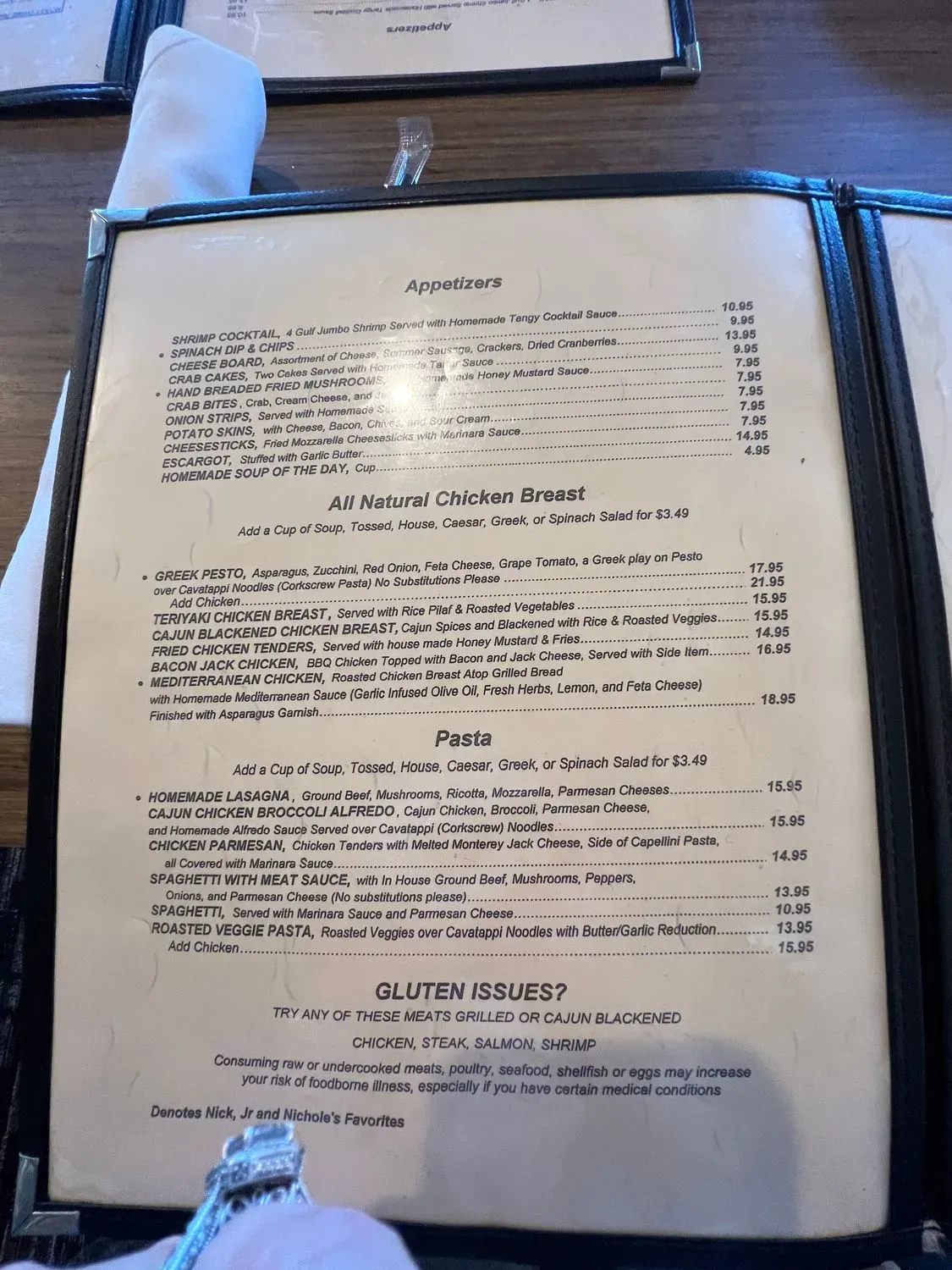 Menu 4