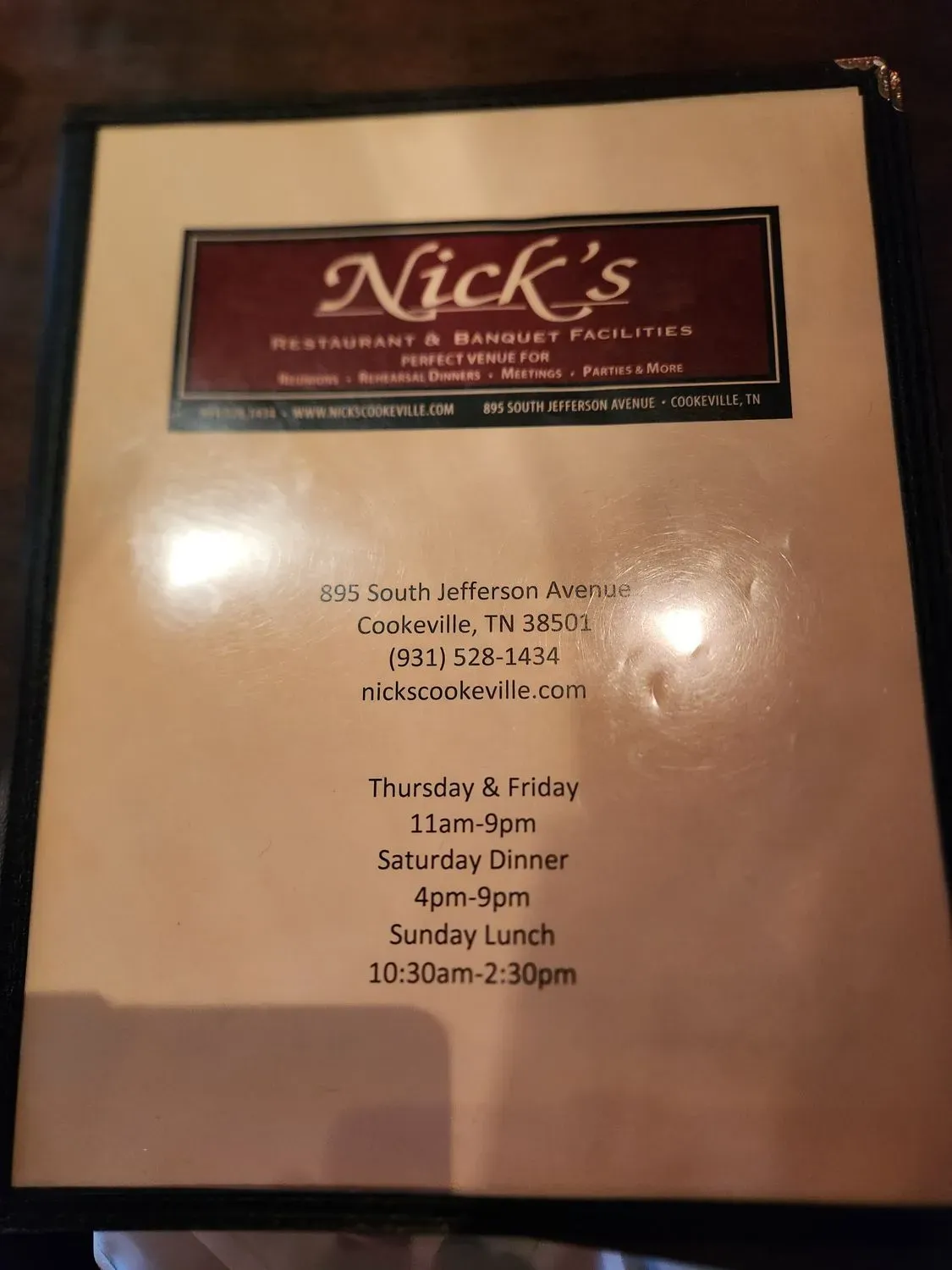 Menu 6