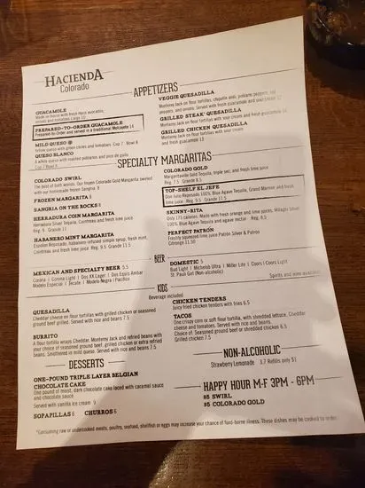 Menu 4