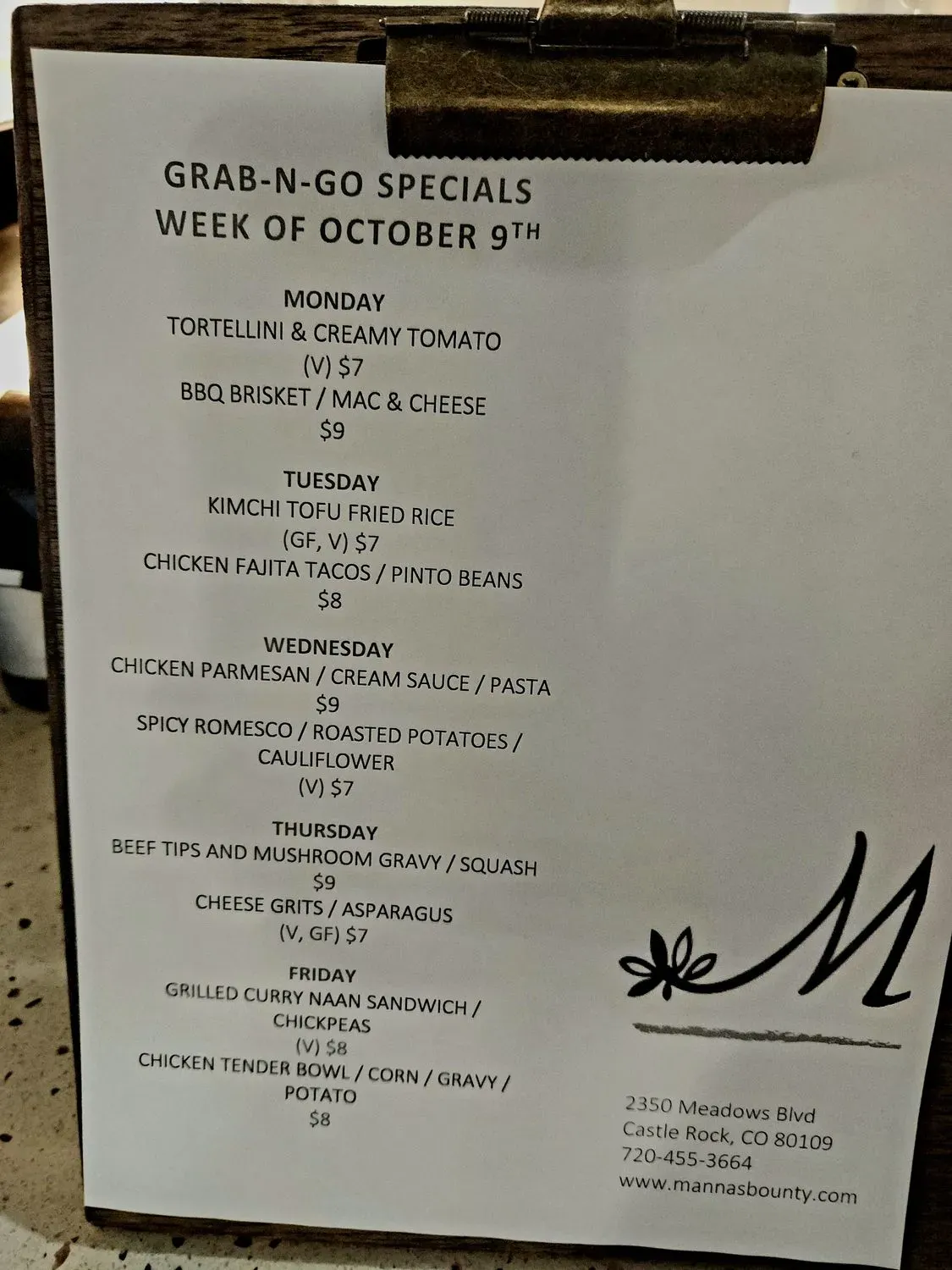 Menu 3