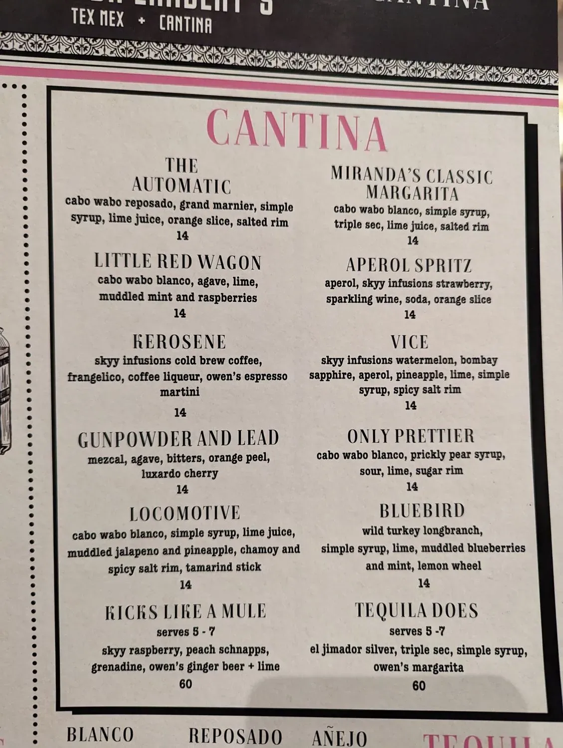 Menu 2