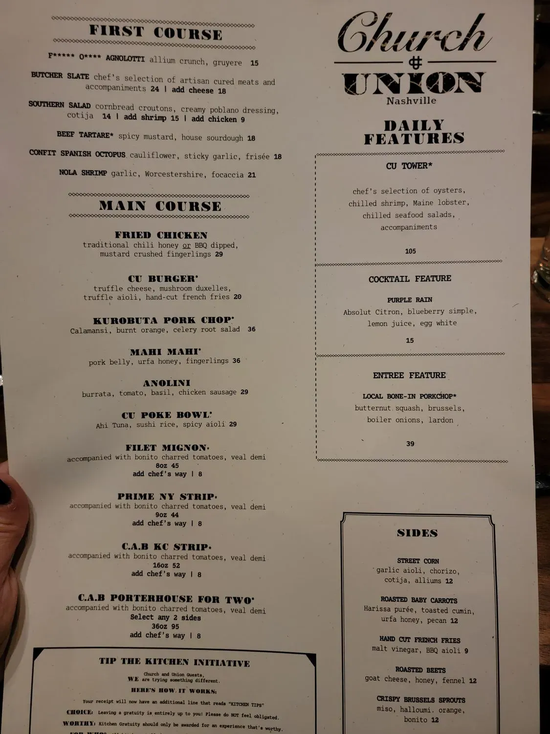 Menu 6