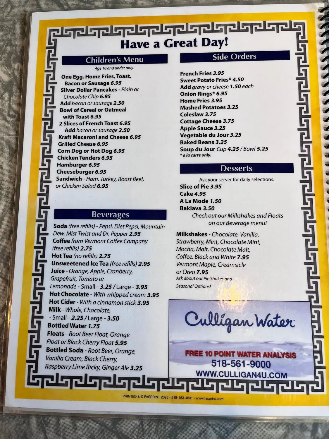 Menu 3