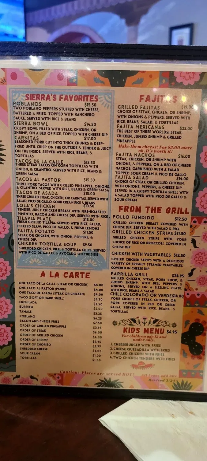 Menu 6