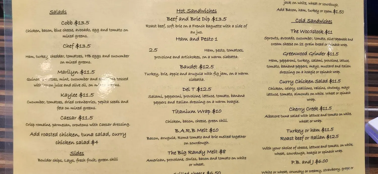 Menu 3