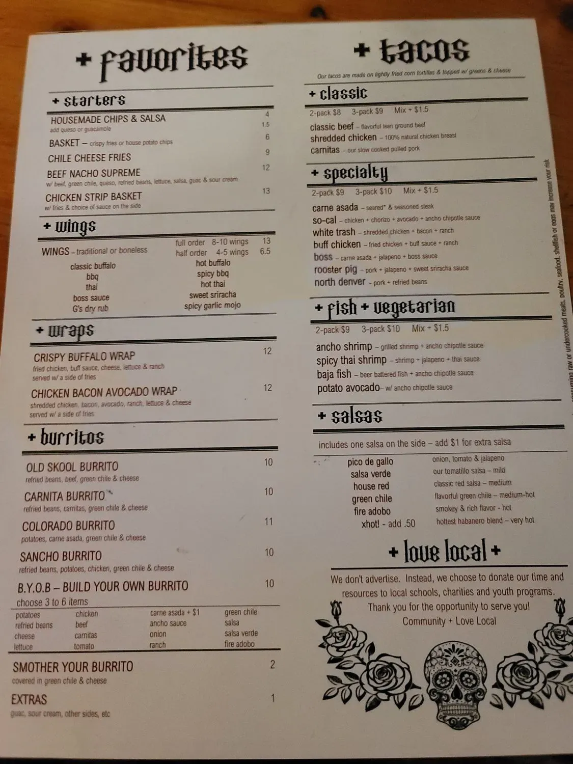 Menu 5