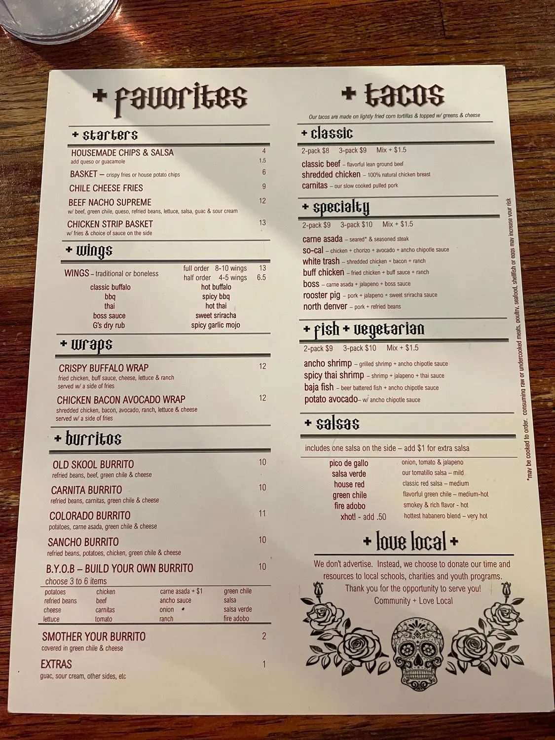 Menu 2