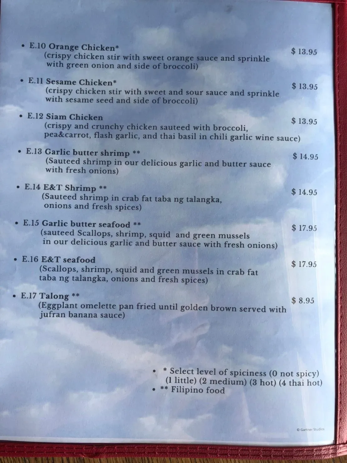 Menu 5