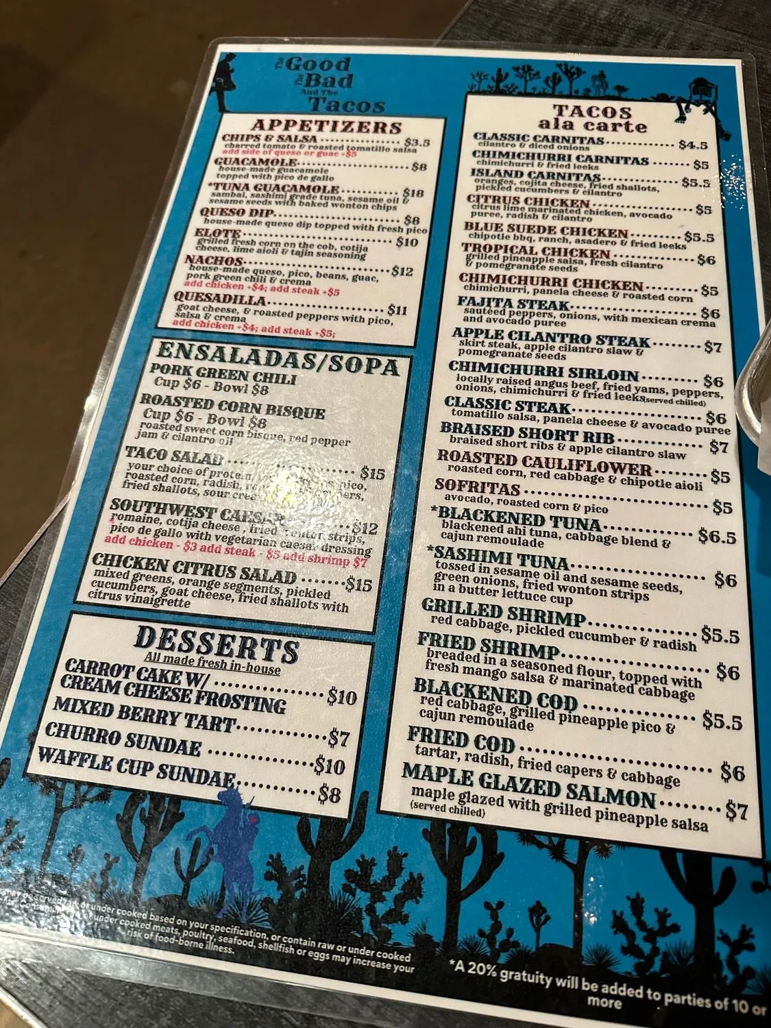 Menu 4