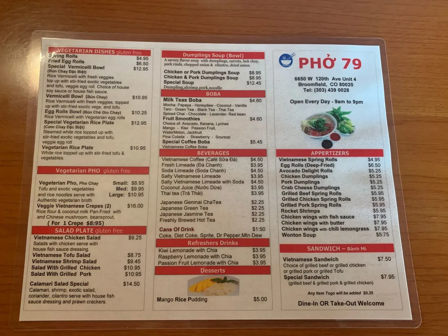 Menu 4