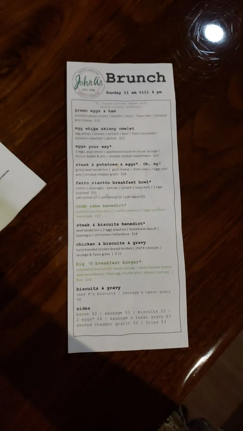 Menu 6