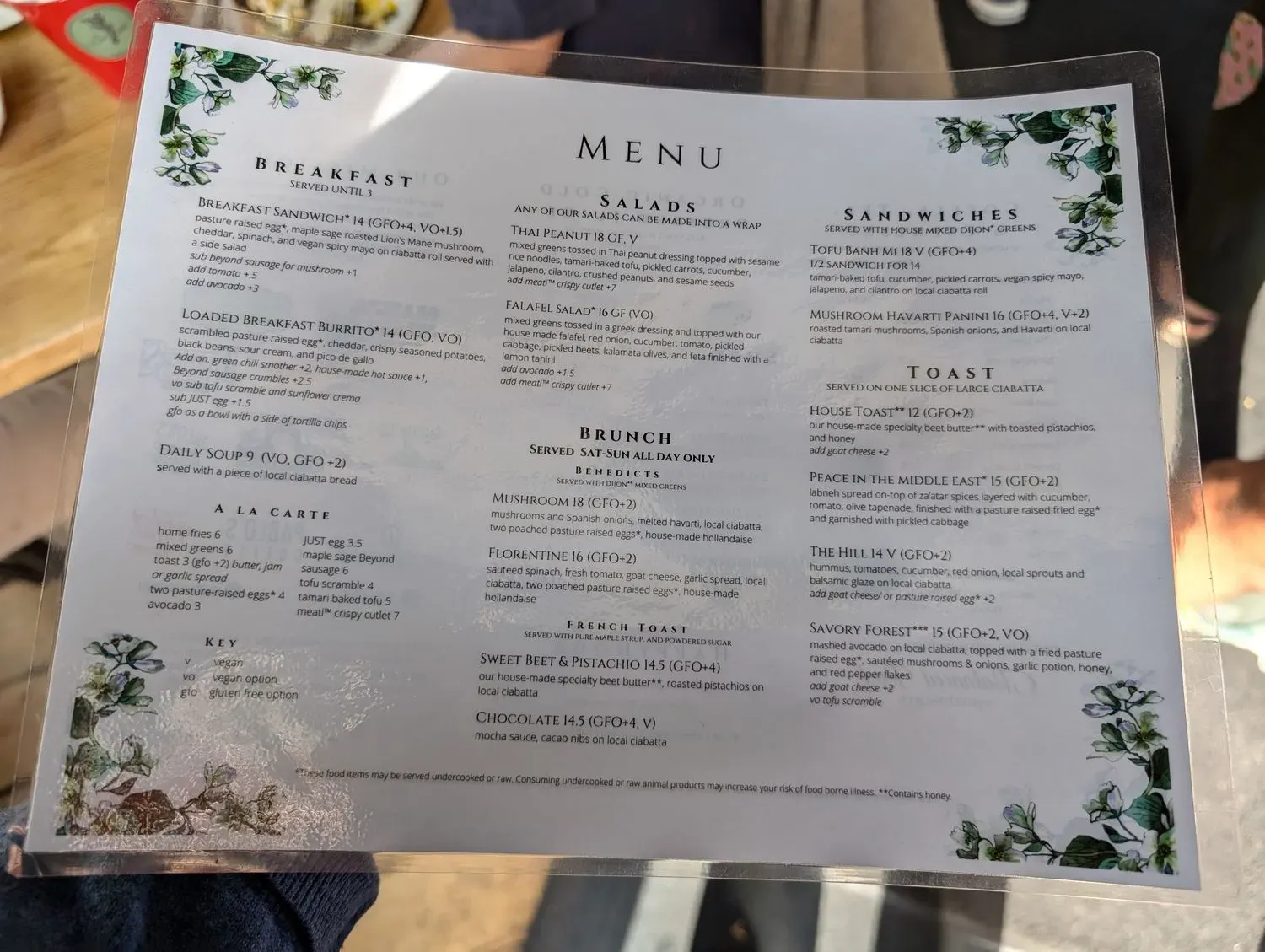 Menu 5