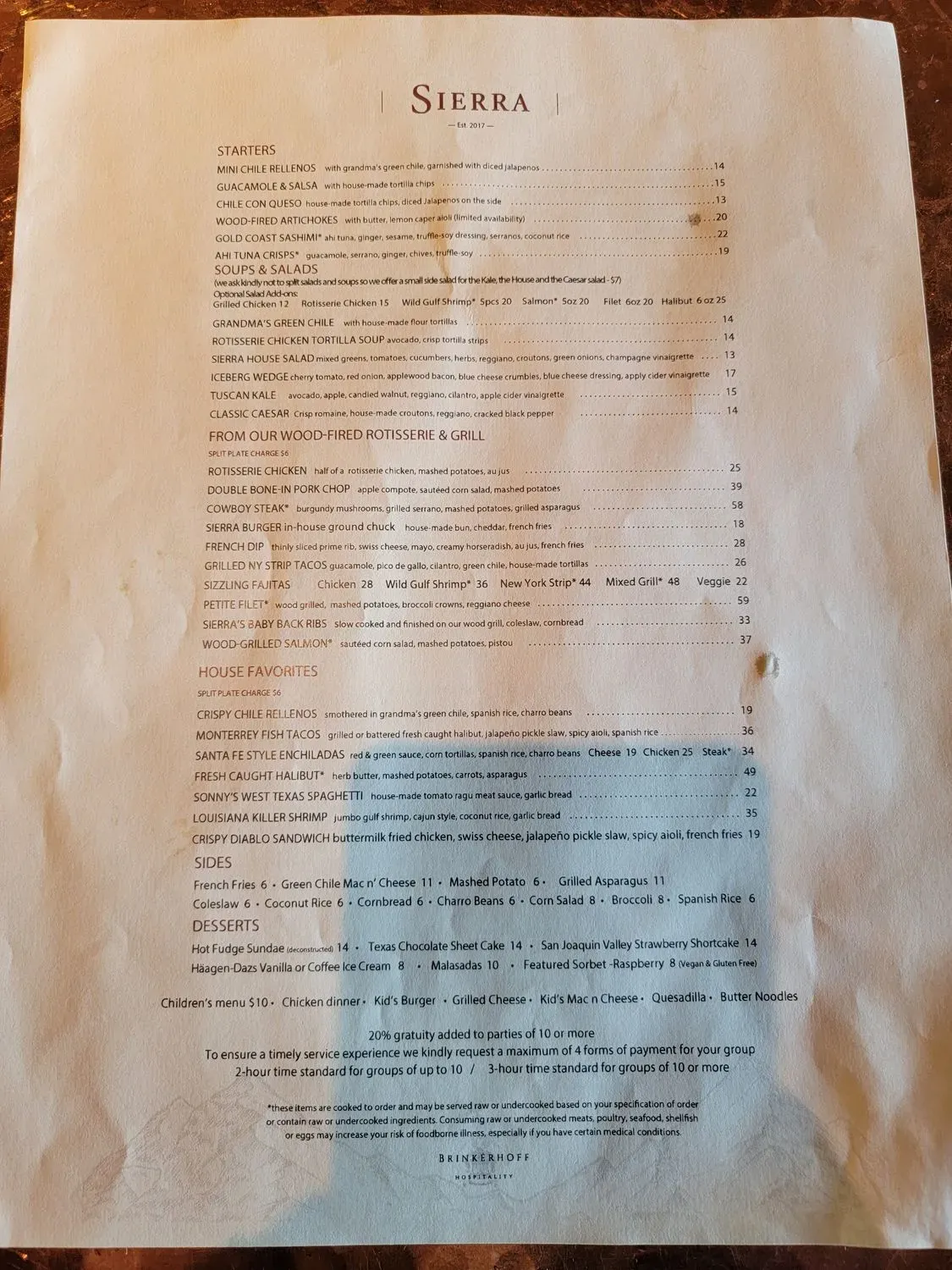 Menu 6