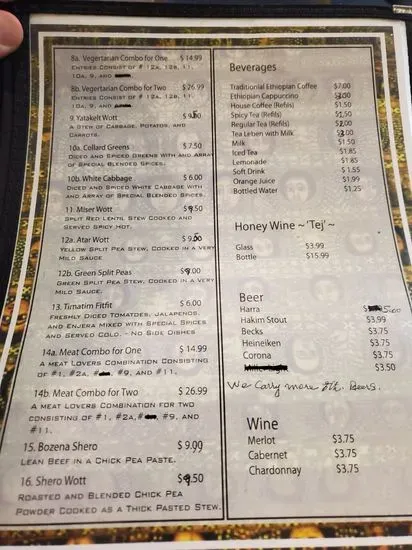 Menu 2