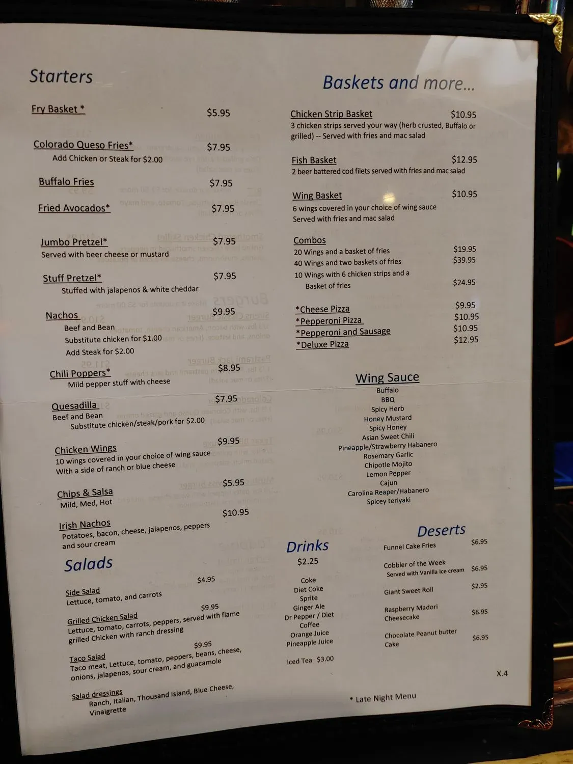 Menu 2