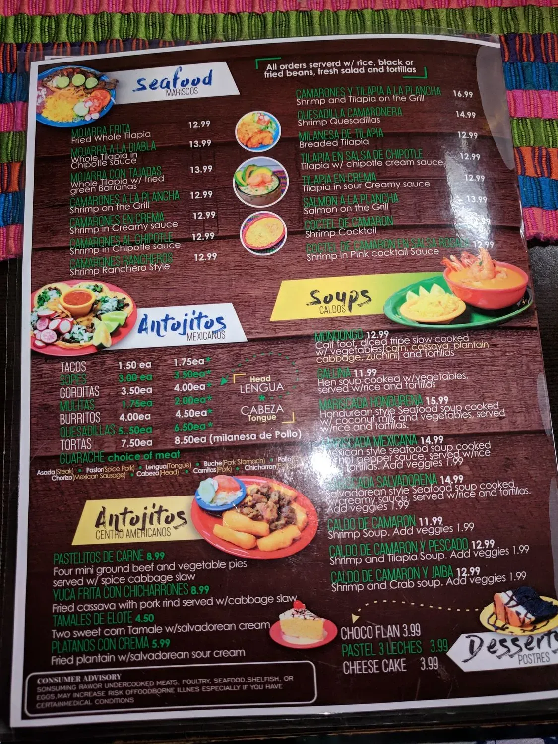 Menu 6