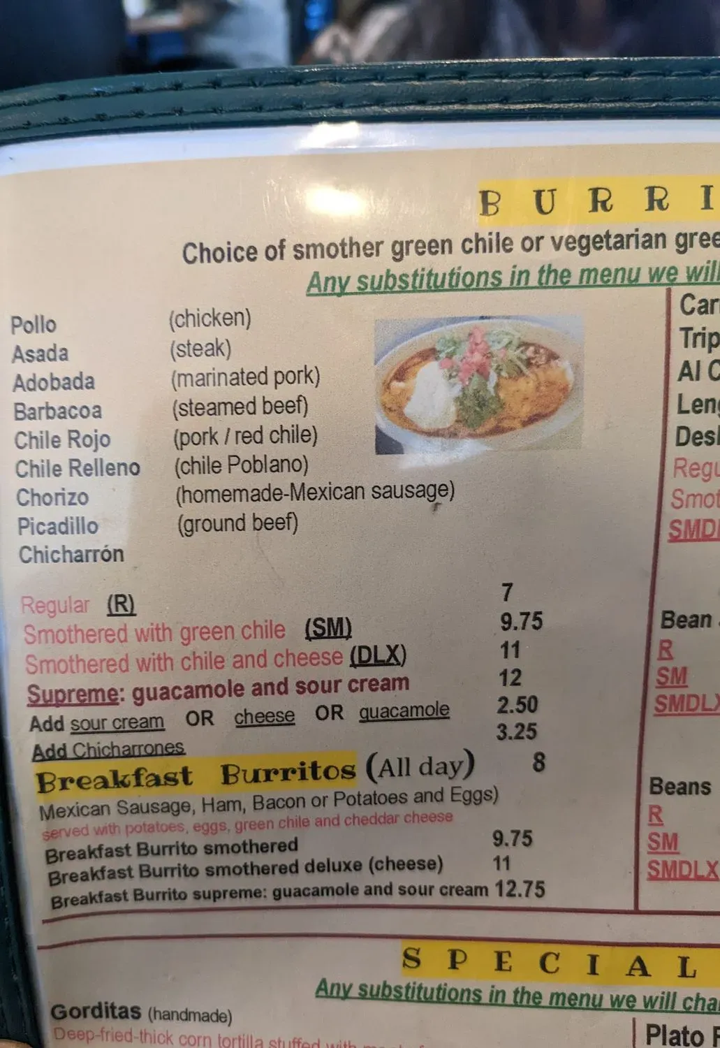 Menu 5