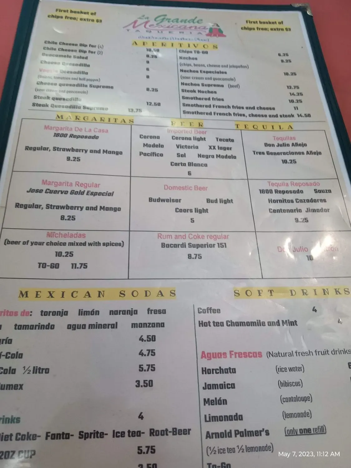 Menu 6