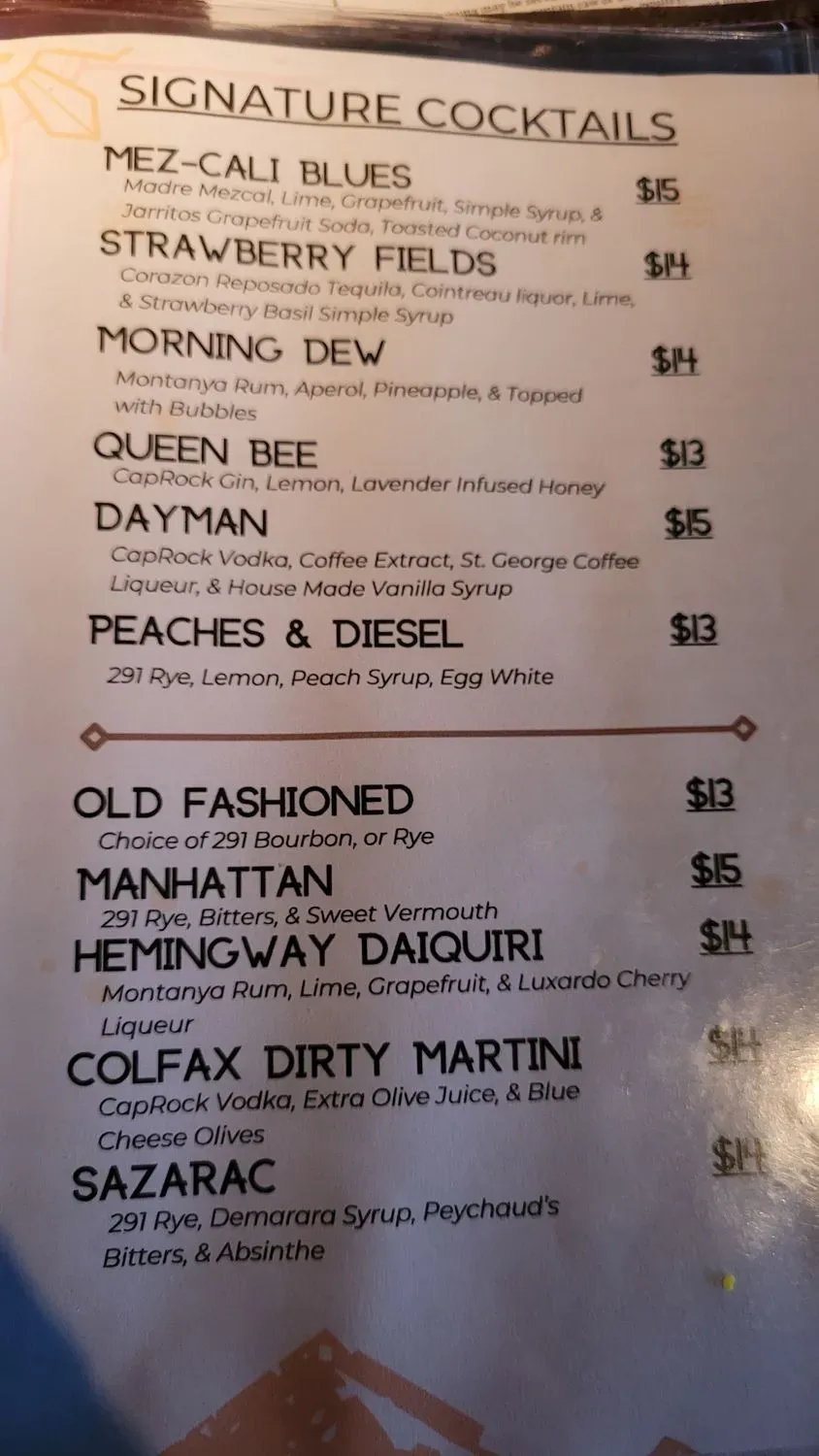 Menu 5