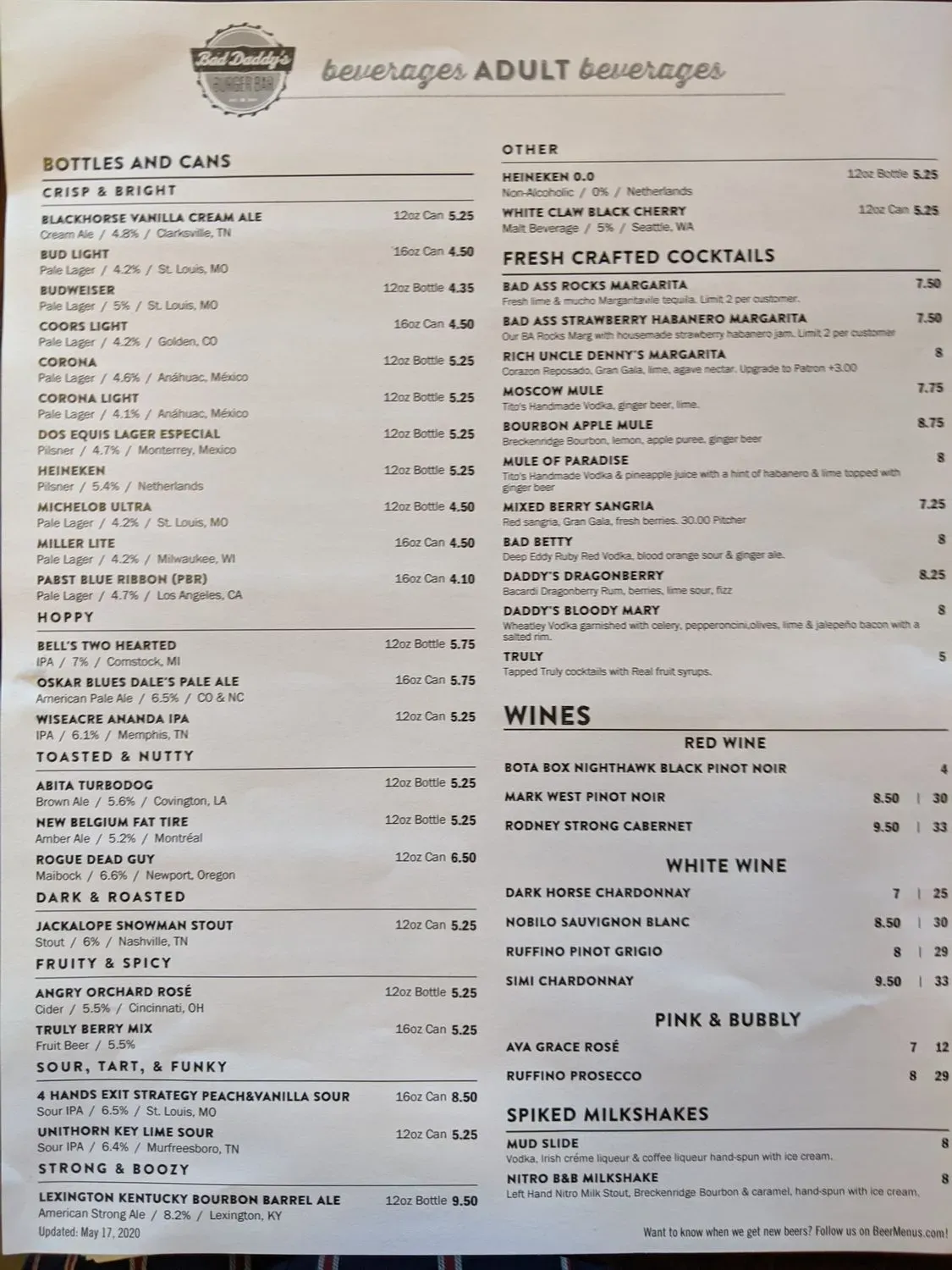 Menu 2