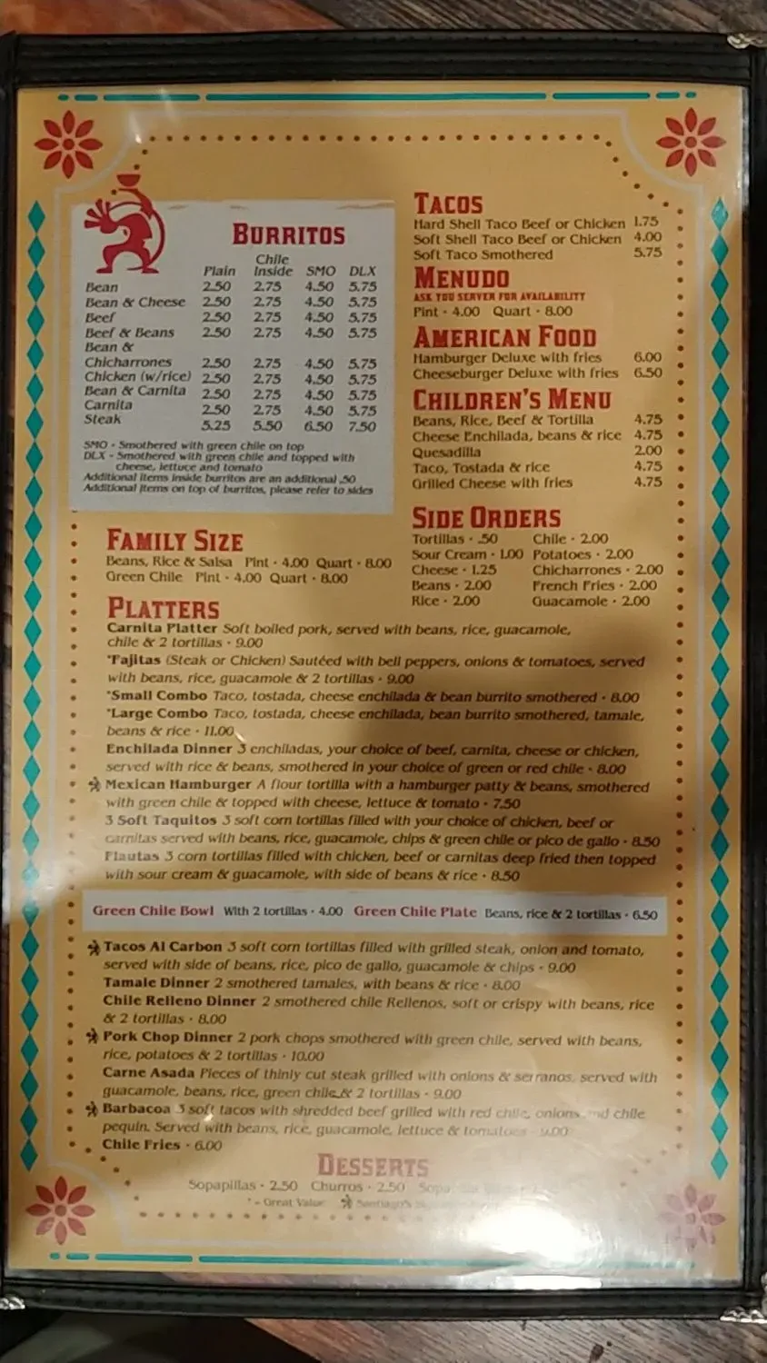 Menu 4